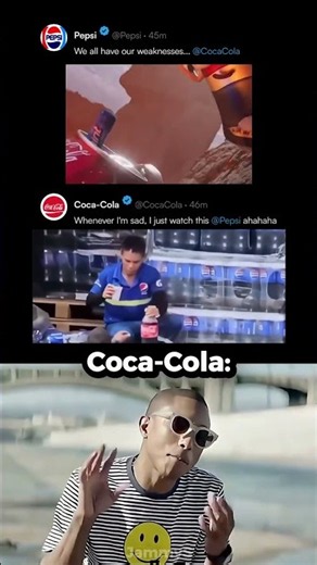 Coca-Cola always has the best comebacks 💀🥤