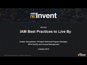 Security best practices in IAM - AWS Identity and Access Management