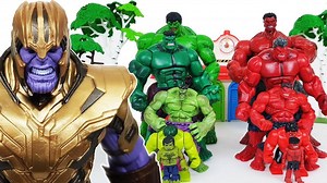 2K views · 35 reactions | Hulk Army & Avengers Go-! Defeat Thanos! Iron Man, Spider-Man, Captain America, Thor, Batman. | Backhoe Toy 빽호토이 | Facebook