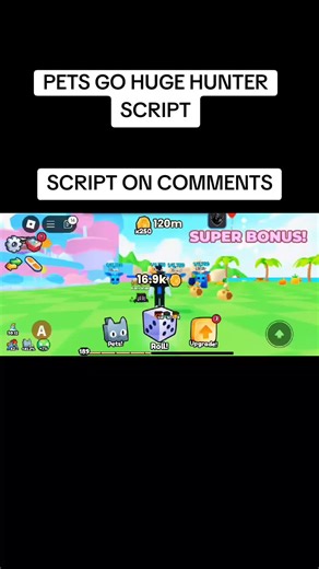 Huge Hunter Script for Pets Go in Roblox