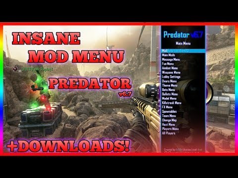 [BO2/TU18] INSANE MOD MENU RGH/JTAG/PC/PS3 PREDATOR v6.7 +Downloads
