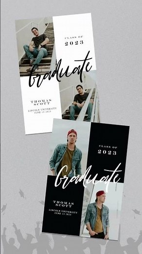 DIY Graduation invites with Greetings Island