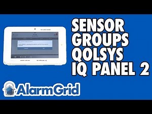 What are Sensor Groups on the Qolsys IQ Panel 2?