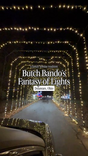 788 reactions · 138 shares | ✨ Celebrate the 26th season of Delaware County’s locally owned + family operated Butch Bando's Fantasy of Lights drive-thru light show!  3 glowing miles of lights, tunnels, music, and a visit from Mrs. Claus!  Alum Creek State Park Campground 3311 South Old State Road, Delaware, OH  Nov 21 – Jan 4 ⏰ Opens daily at 5:30PM  Open on holidays ✨ GIVEAWAY CLOSED | Destination Delaware County Ohio | Facebook