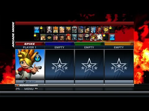 Playstation All-Stars Battle Royale - Spike | Arcade Mode