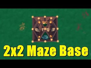 Unturned Easy 2x2 "MaZe Base" - Base Design Tutorial