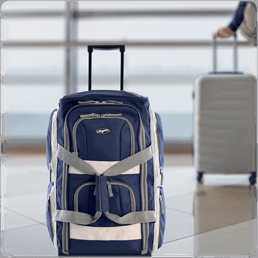 Olympia USA 8-Pocket 22" Rolling Duffel Bag