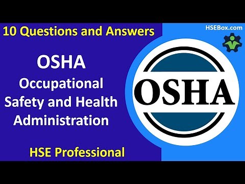 OSHA - Occupational Safety and Health Administration - Safety Training