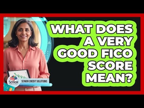 What Does a Very Good FICO Score Mean?