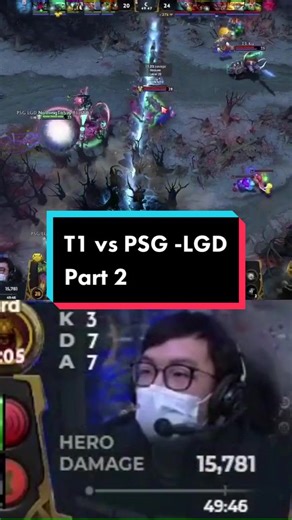 Intense T1 vs PSG-LGD Clash with 10 Main Stage Buybacks! | TikTok