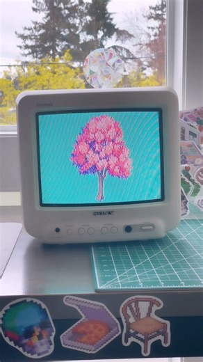 Happy spring! 🌸 I FINALLY have figured out how to export high quality pixel art timelapses in procreate… the trick is to make your canvas REALLY BIG at first (as big as it will go), then crop it down to the actual size you need for your pixel art canvas. The recording will be the resolution of your big canvas, but the pixel art canvas will fill the entire space, resulting in a much cleaner pixel art timelapse! So I hope y’all enjoy this timelapse because odds are I’ll be doing more videos like 