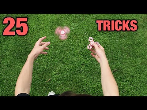 25 FIDGET SPINNER TRICKS