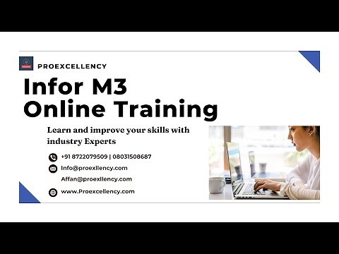 Infor M3 Online Training with Experts: Learn How to Use This Powerful ERP Solution | proexcellency