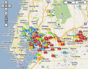 TECO Links to Online Power Outage Map, Reports Mid-Day Some 60,000 Homes Without Electricity