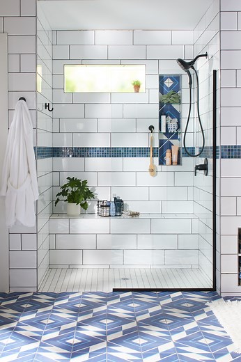 34 Stylish and Functional Ideas for Walk-In Shower Seats