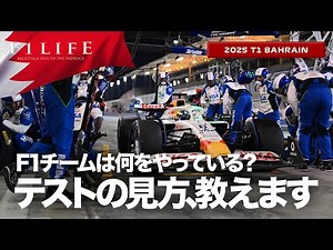 【バーレーンテスト】F1テストの見方、教えます【2025 T01 BHR】