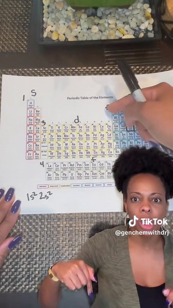 Decided to run this back. I showed my students this electron configuration hack this week and they loved it. Give it a try! #genchemwithdrj #chemistry #chemistryhelp #generalchemistry #chemistrytest