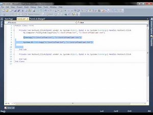 دليل شامل للتعامل مع الملفات باستخدام لغة VB.NET داخل بيئة الفيجوال بيسك