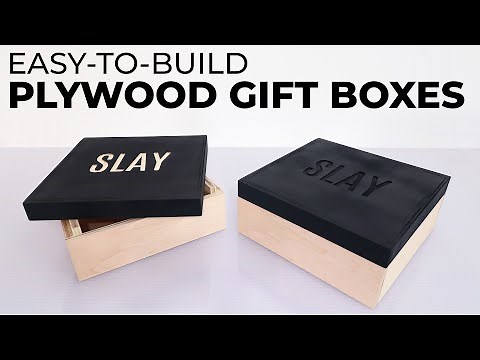 Easy-To-Build Plywood Boxes