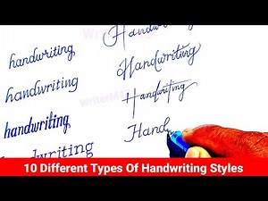 10 Different Types Of Handwriting Styles | My 10 Handwriting Styles | Best Handwriting | WriterM43