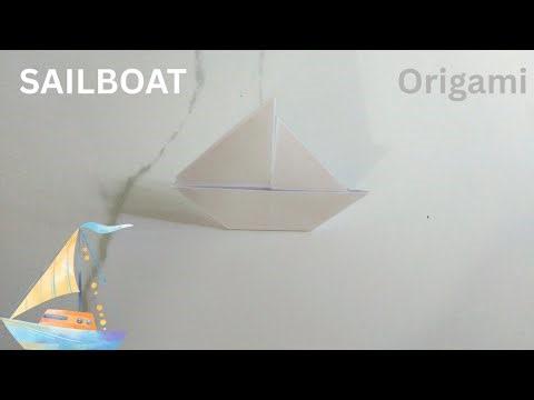 How to Make a Paper Sailboat | Easy Origami Boat Tutorial ⛵✨