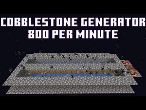 Minecraft: Create - Simple Cobblestone Generator