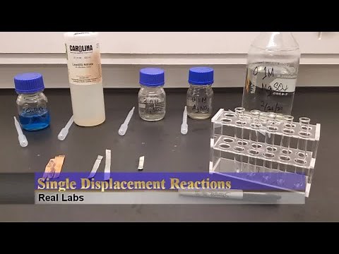 Single Displacement Reactions - Real Lab Recording