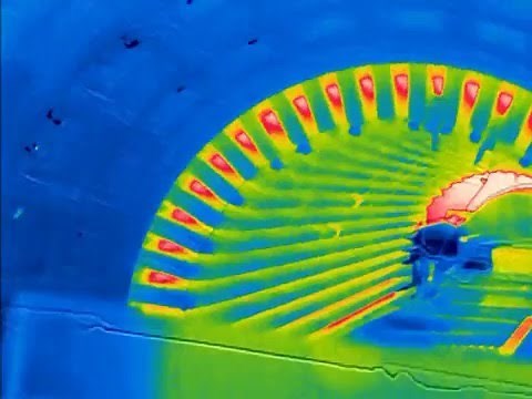 Infrared Generator Ring Core Stator Test