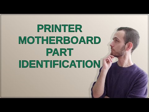 Electronics: Printer motherboard part identification