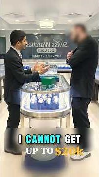 He had to sell his $18k watch since he lost his job