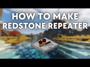 How to Make a Redstone Repeater in Minecraft | Crafting Guide