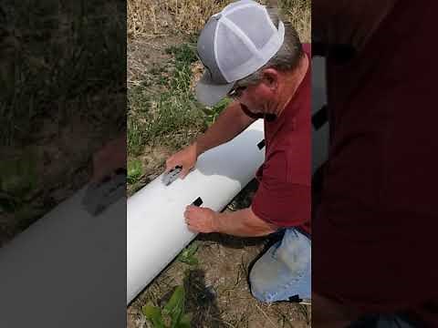 Gated Pipe gate installation - Dazoc brand