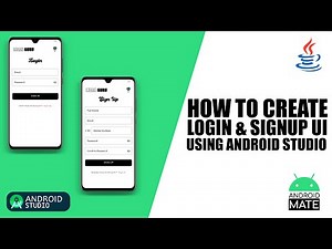 CREATE Amazing Login and Sign Up Pages with Android Studio