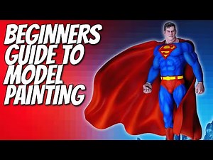 Super Easy Superman Statue Painting for Beginners