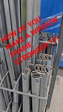 How to strengthen a Window frame...of a Euro Style window..