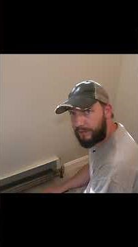 How to replace rusty baseboard heat covers. #HomeImprovement #diy #thefixer