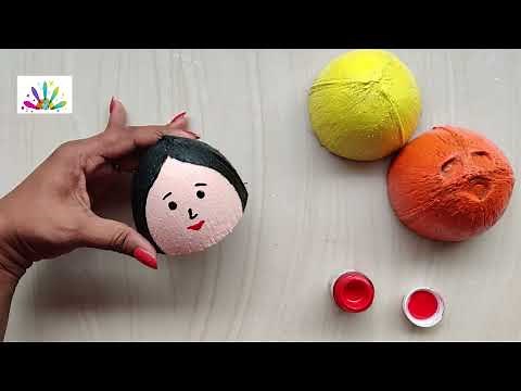 Coconut Shell Craft | Simple Craft Ideas | Home Decor