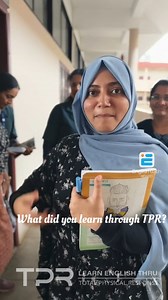What did you learn through Total Physical Response(Method ) method. As the teachers leave the classroom, I asked them what their take away is. here, they share through Total Physical Response. Welcome to the most effective English learning experience through Total Physical Response with Brets Kochi. #bretsenglish #brets #englishthroughtpr #residentialenglishtraininginkerala #residentialenglishtraininginkochi #onlineenglishthroughtpr #spokenenglishinkochi #bestspokenenglishcentreinkochi #spokenen