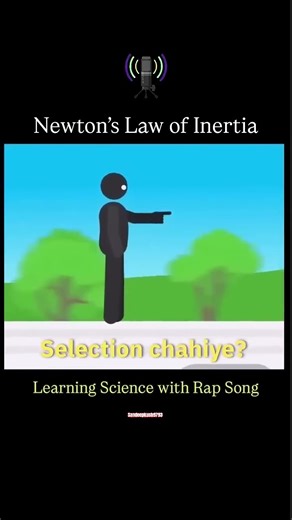 Science Rap: Newton's First Law Explained with a Beat! 🎤⚛️ #science #shorts #newtonslaw