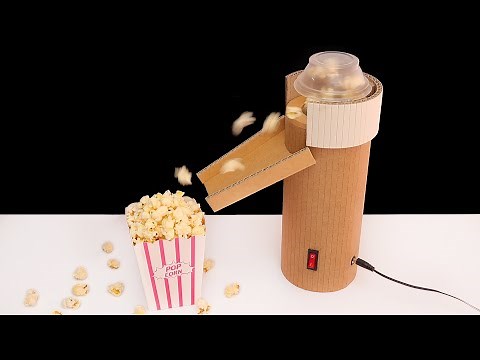 How to Make Popcorn Machine 🍿 from Cardboard (DIY Projects!)
