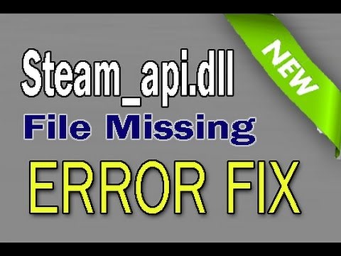 How to FIX steam_api.dll File Missing Error [Updated]