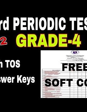 3rd Quarter Periodic Test for Grade-4