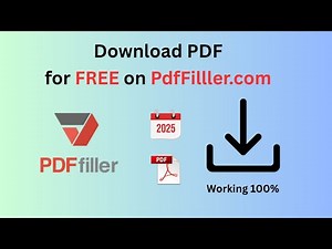 🚀 Download PDF for Free from PDFfiller | Download pdf from pdfFiller| Free| Any pdf download