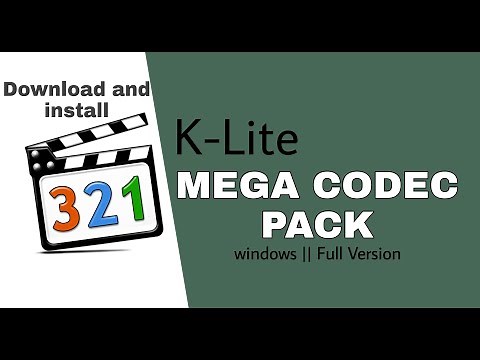 How to Download and Install K Lite Mega Codec Pack || Full version In windows 11. 2022 Step by Step