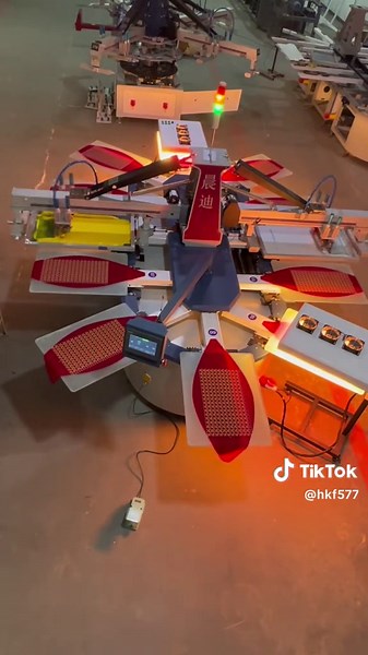 C&D screen printing machine no TikTok
