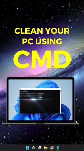 Clean PC Using CMD #windows11 #windows10 #windowstips #windowstricks #tech #techtips #fixcomputers #fixlaptop #Fixingpc #rtctutorials #RTC | RTC Tutorials
