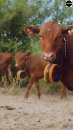 🐄 "ఇక ఆవులు కూడా టెక్నాలజీతో సేఫ్!" 😲 | Virtual Fence System Explained#electricshock #shorts
