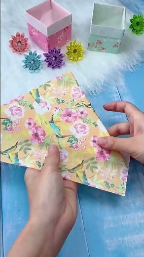 How to make Cute MINI Storage Boxes 🧺✨|DIY Easy Paper Crafts