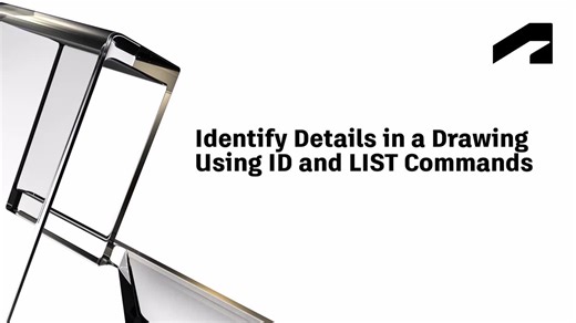 Identify details in a drawing using ID and LIST commands | Autodesk