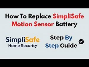 How To Replace SimpliSafe Motion Sensor Battery